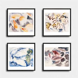 Charles Demuth Fish Set - Art Print