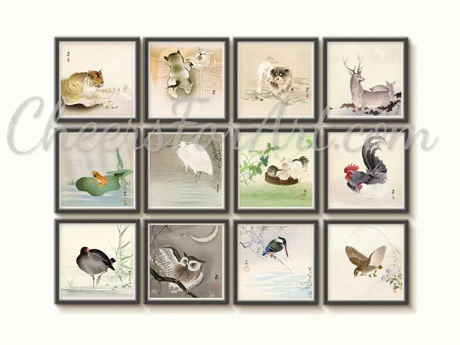 Frog on Lotus Leaf Ohara Koson - Art Print - Image 2