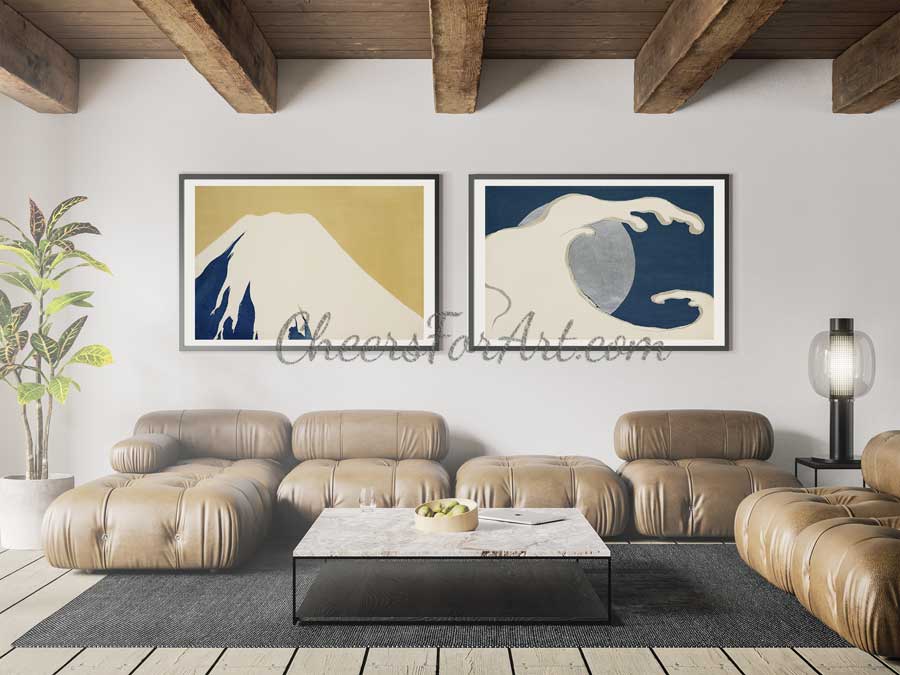 Japanese Kamisaka Sekka Mount Fuji - Art Print 2 Japanese Kamisaka Sekka Mount Fuji - Art Print - Image 2