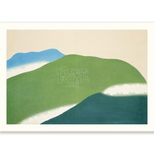 Japanese  Kamisaka Sekka Clouds and Mountains - Art Print Japanese  Kamisaka Sekka Clouds and Mountains - Art Print