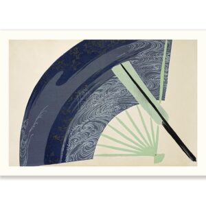 Japanese  Kamisaka Sekka Fan - Art Print Japanese  Kamisaka Sekka Fan - Art Print