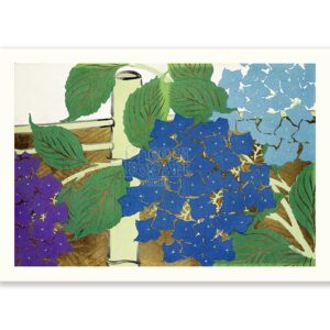 Japanese Kamisaka Sekka Hydrangeas - Art Print Japanese Kamisaka Sekka Hydrangeas - Art Print