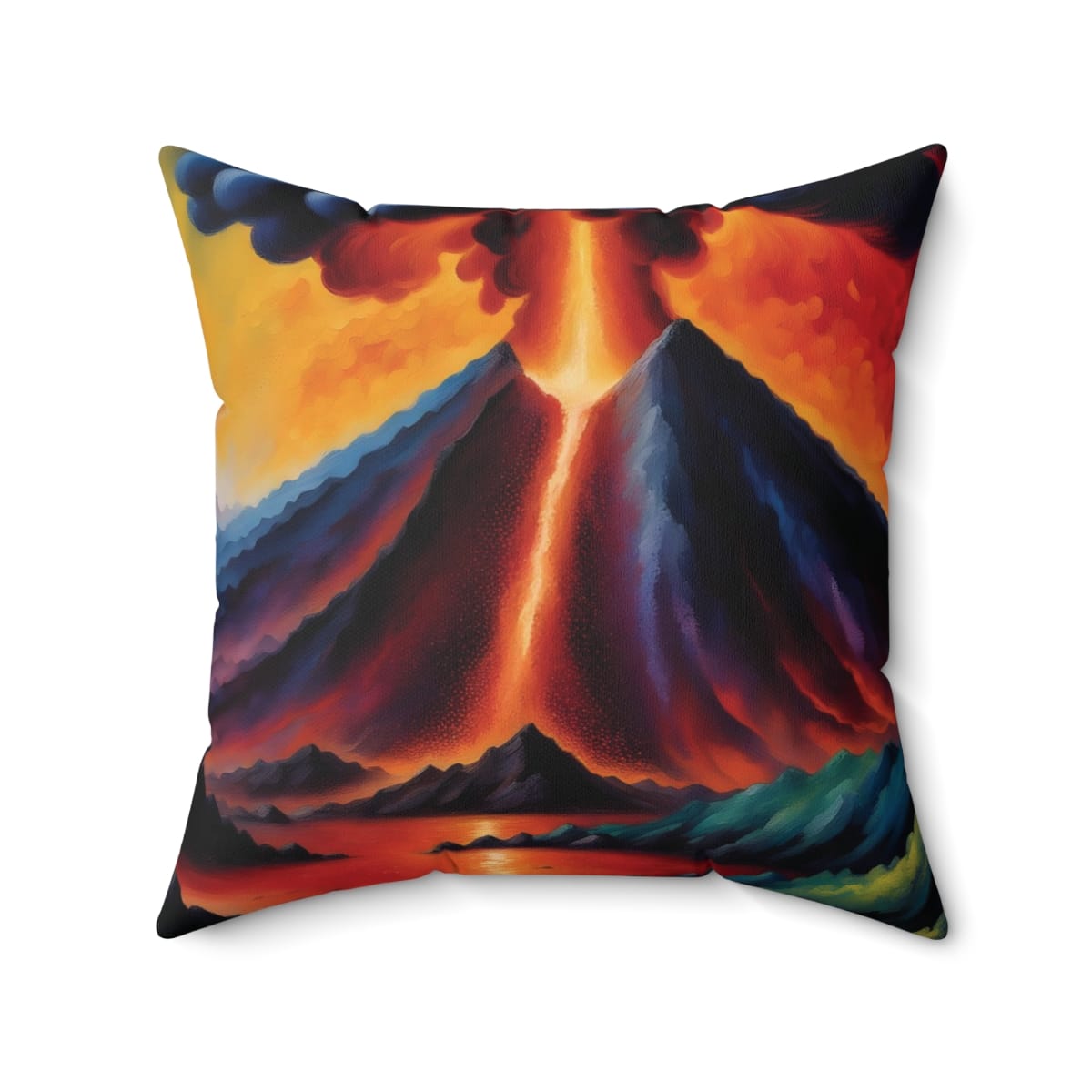 Volcanos. Square Pillow, 54023-3