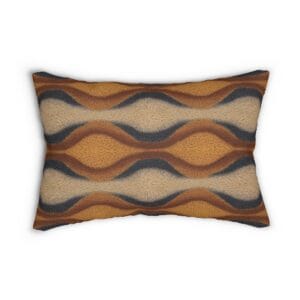 Triditional Pattern Vertical Lumbar Pillow  74049-1b