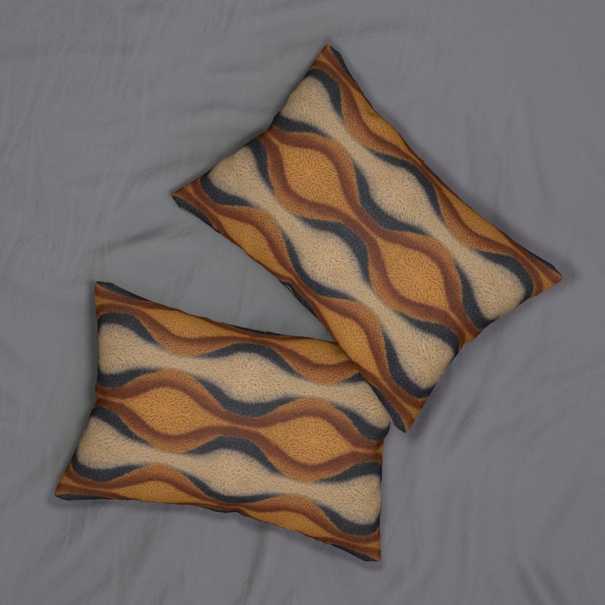 Triditional Pattern Vertical Lumbar Pillow  74049-1b - Image 4