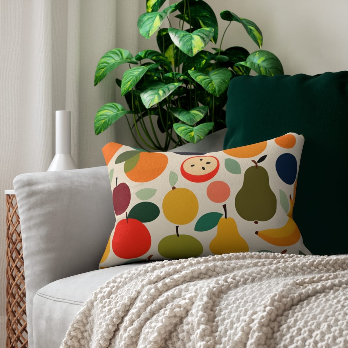 Fruit Pattern Lumbar Pillow  74066-1 - Image 5