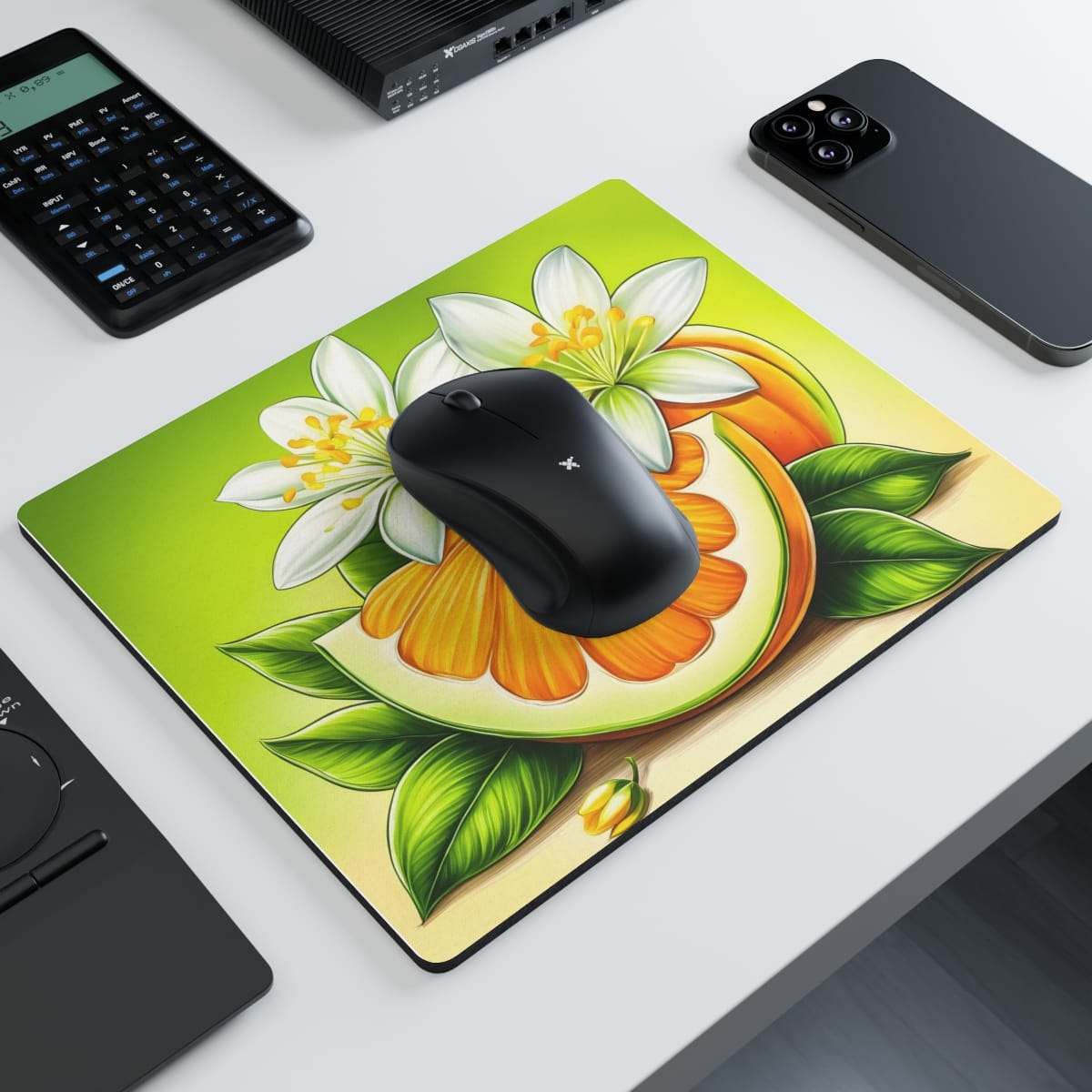 Sliced Orange - Mouse Pad - Image 2