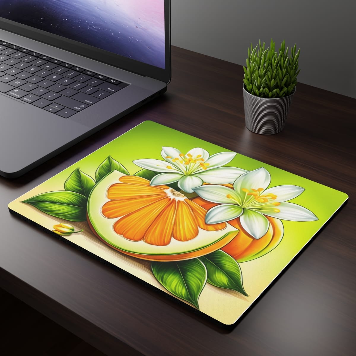 Sliced Orange - Mouse Pad - Image 3