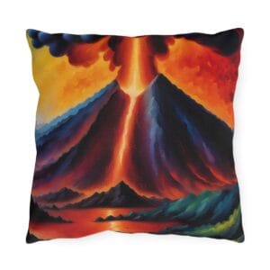 Volcanos. Outdoor Pillow 54023-3