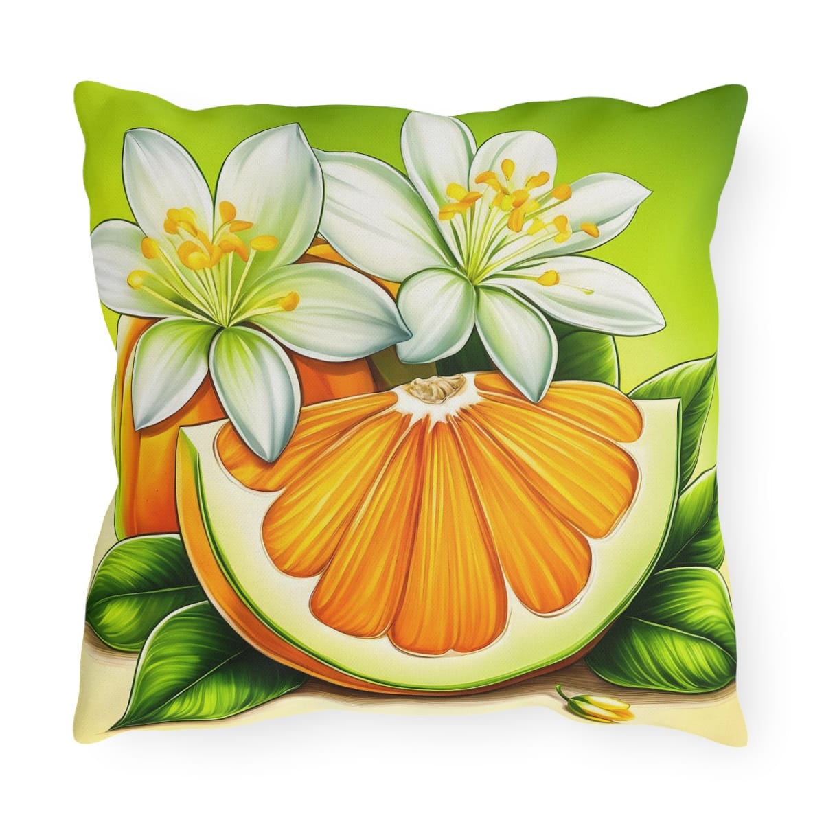 Sliced Orange - Outdoor Pillow 74066-3 - Image 2