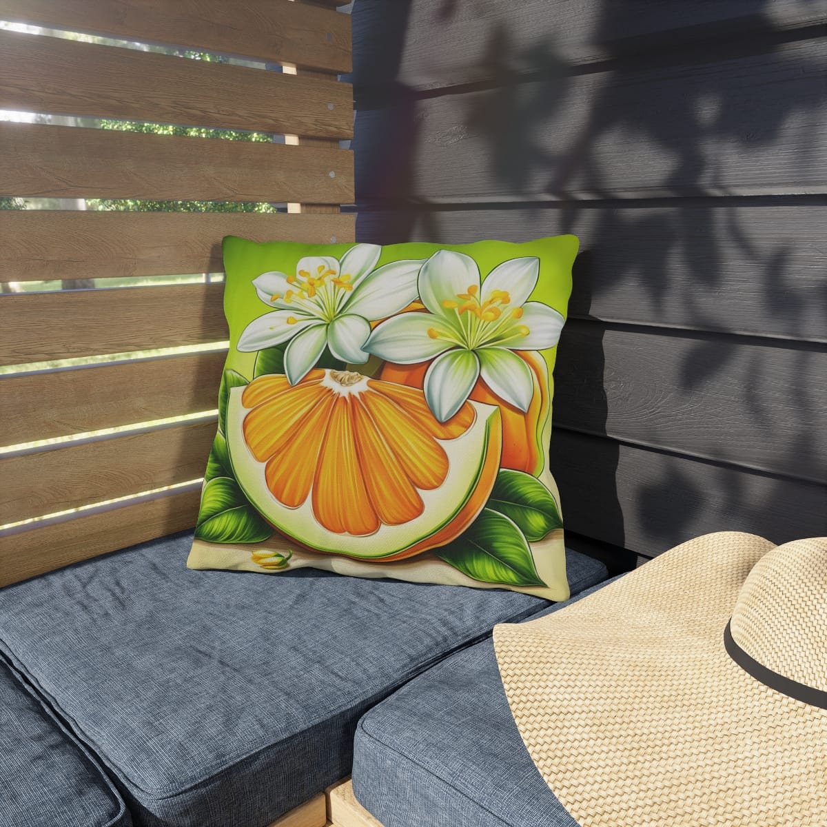 Sliced Orange - Outdoor Pillow 74066-3 - Image 3