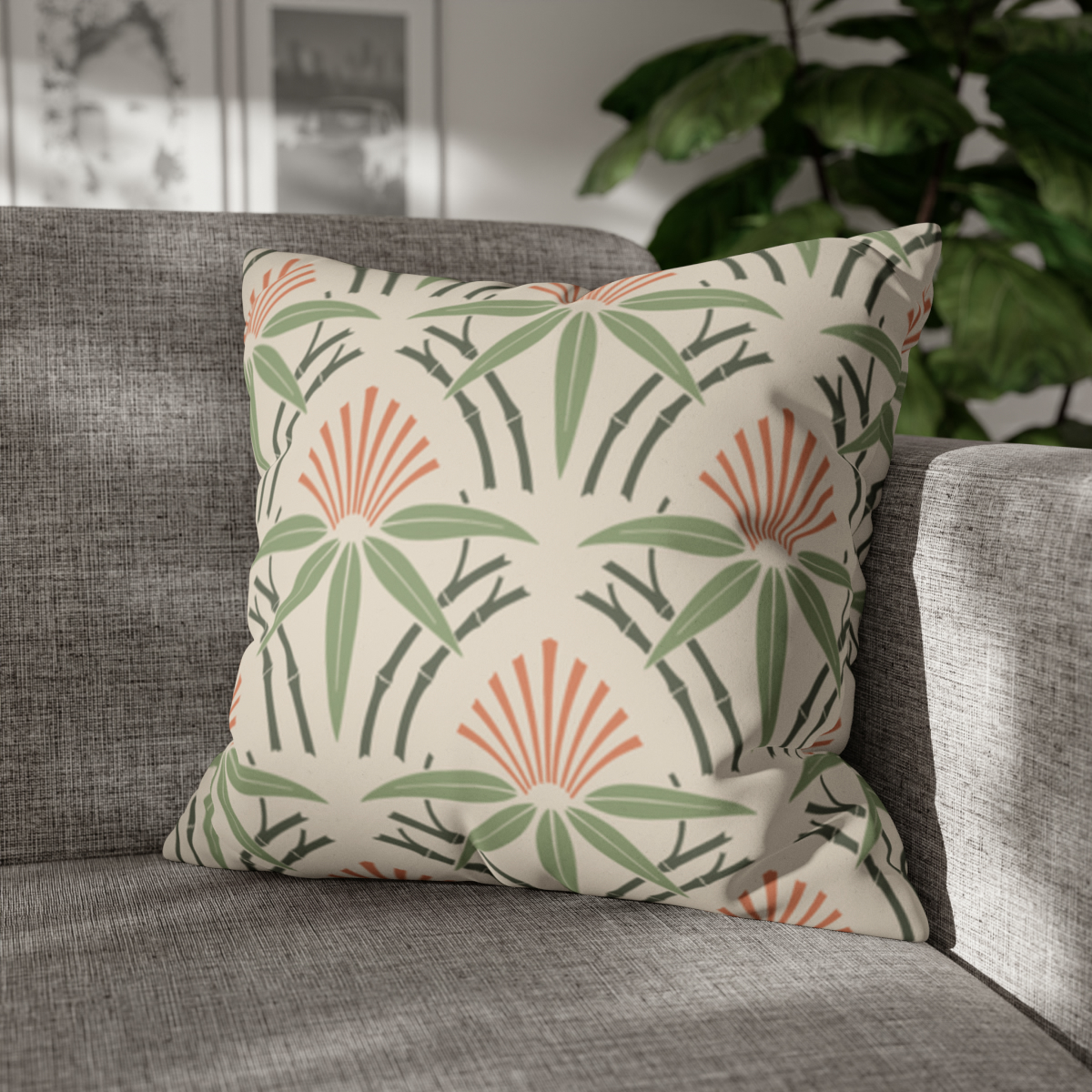 Bamboo pattern, Pillow Case 74152-2a - Image 4