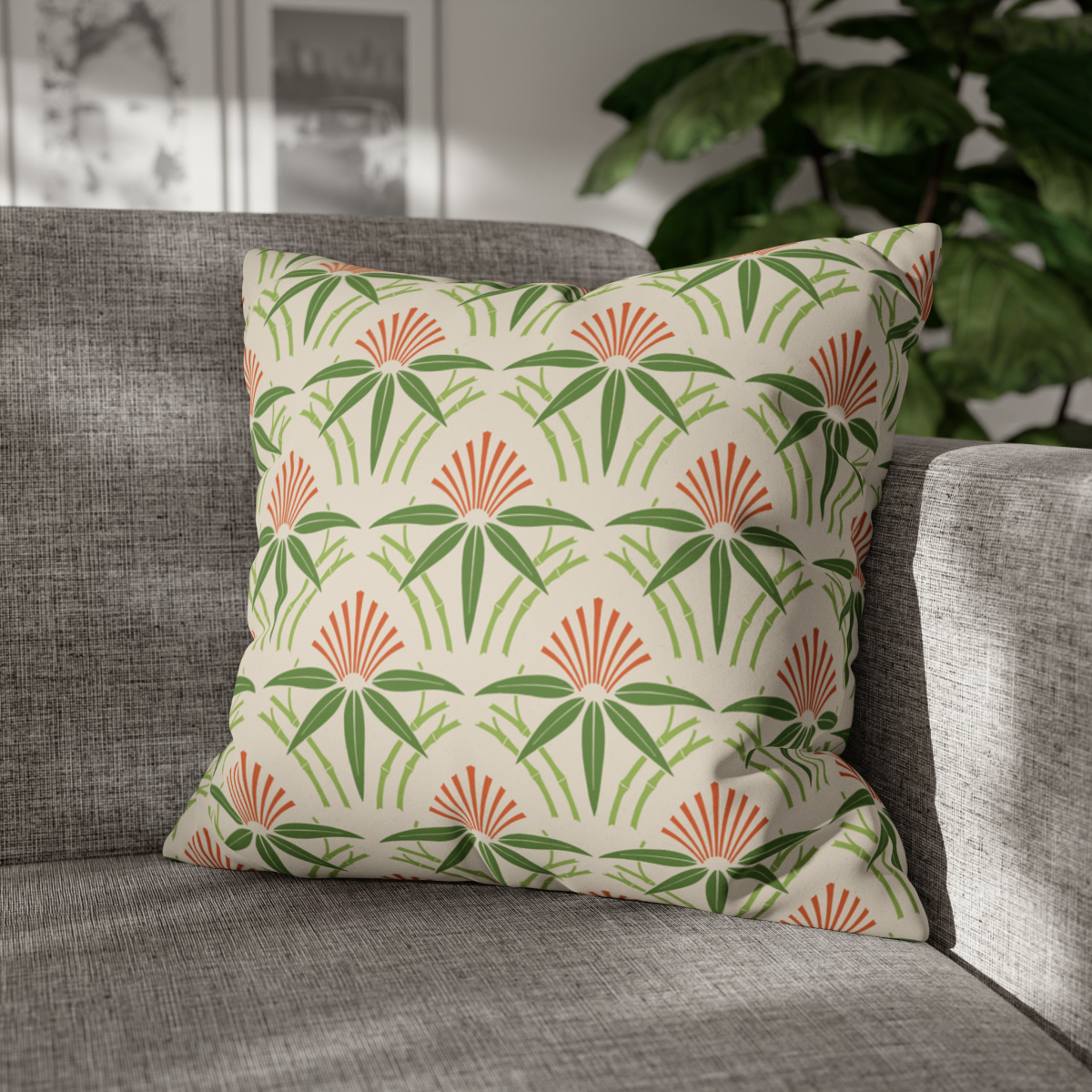 Bamboo Pattern, Pillow Case 74152-4p - Image 4