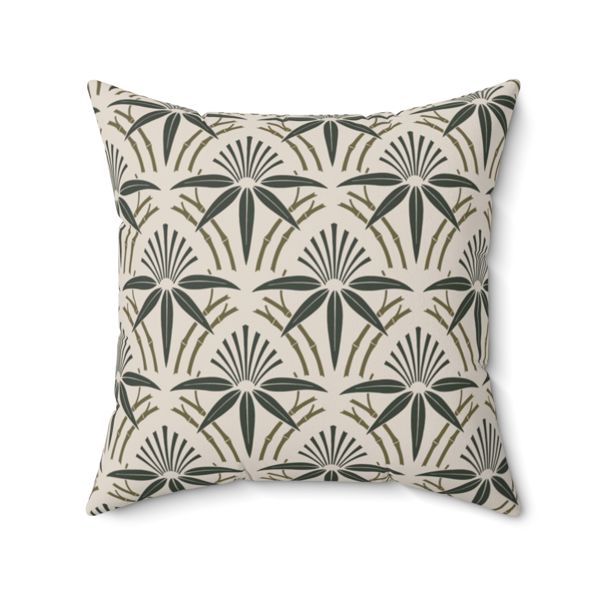 Bamboo Pattern, Square Pillow, 74152-2c