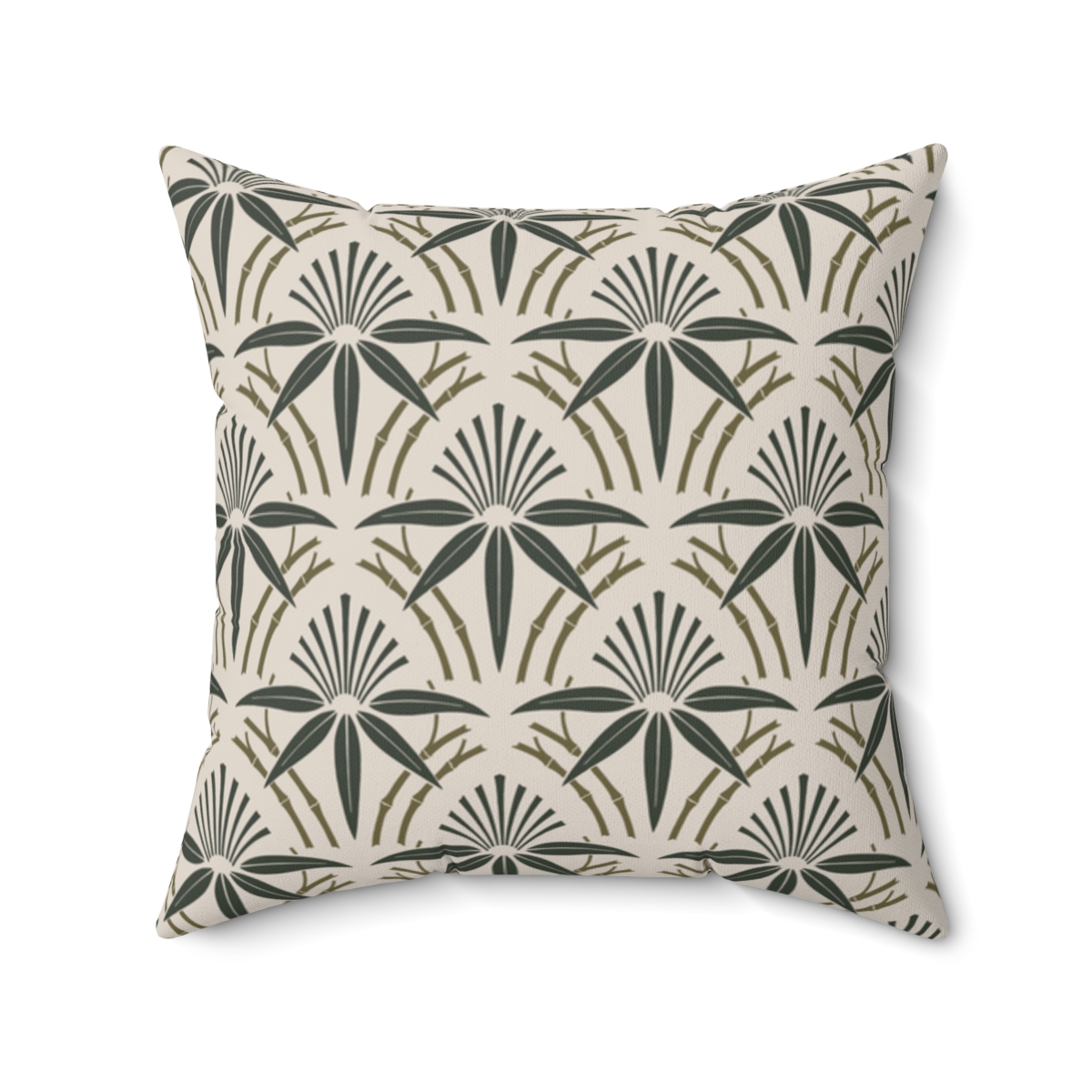 Bamboo Pattern, Square Pillow, 74152-2c - Image 2