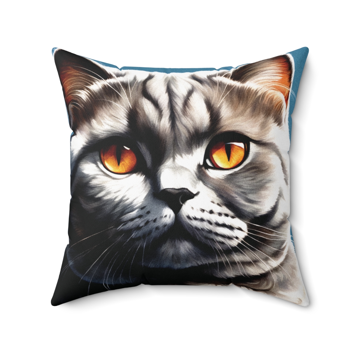 British Short Hair Cat Square Pillow, 74021-2 - Image 2