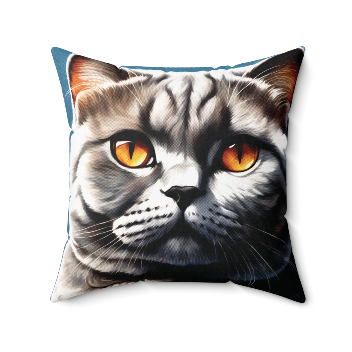 British Short Hair Cat Square Pillow, 74021-2