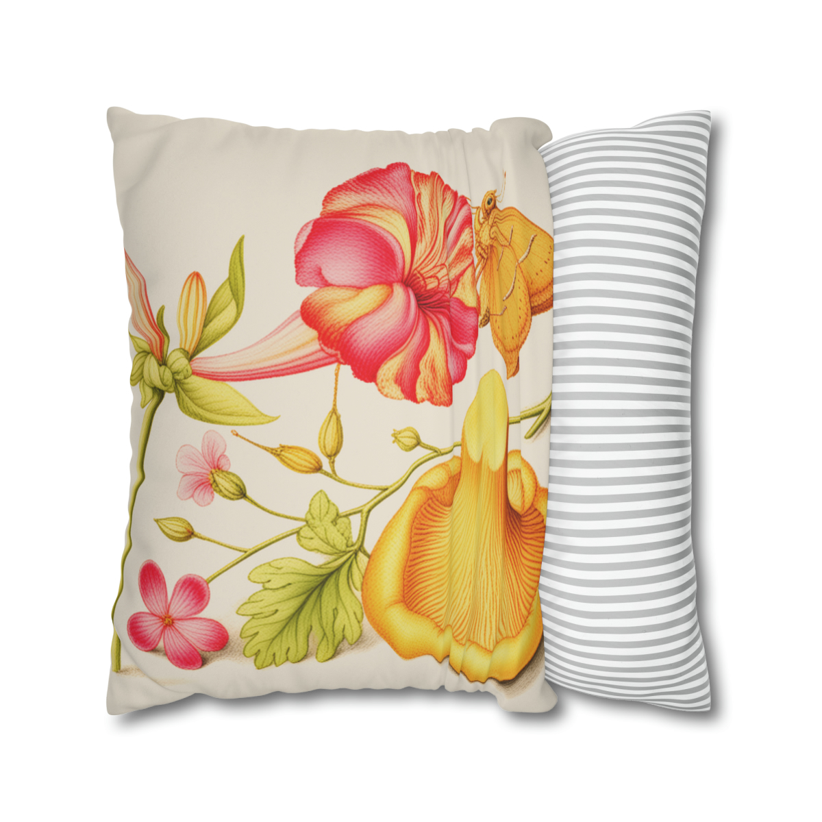 Georg Bocksay Herb Robert & Chanterelle. Pillow Case A4-9