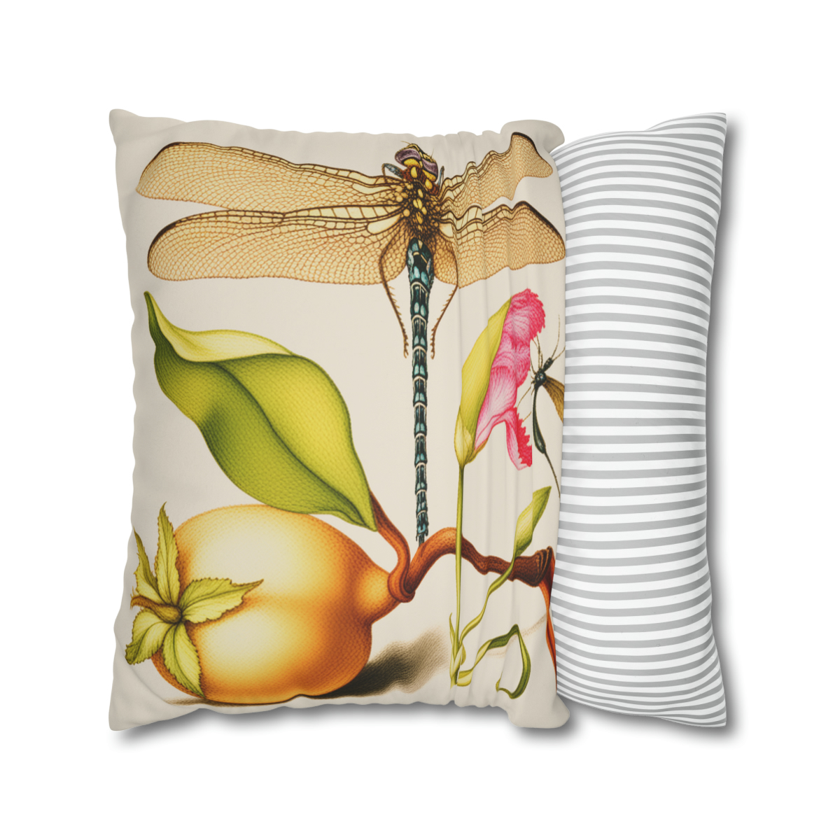 Georg Bocksay Dragonfly & Pear. Pillow Case A4-21