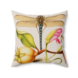 Georg Bocksay Dragonfly & Pear. Square Pillow A4-21