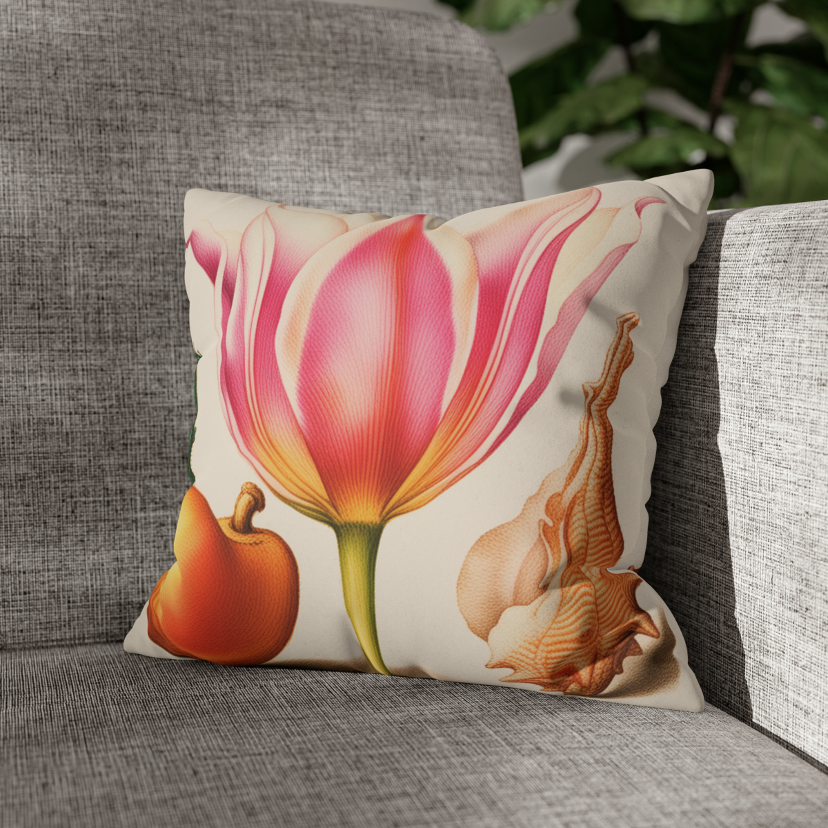 Georg Bocksay Pear & Tulip. Pillow Case A4-5 - Image 4