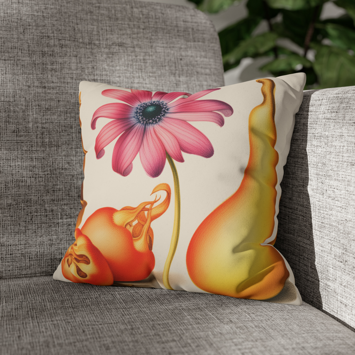 Georg Bocksay Poppy Anemone & Pear. Pillow Case A4-8 - Image 4