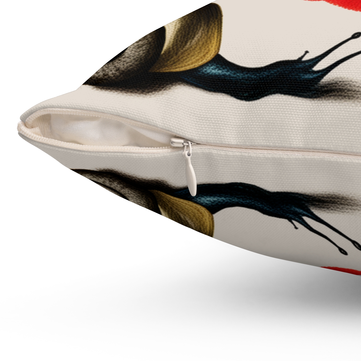 Georg Bocksay Poppy Anemone. Square Pillow A4-2 - Image 3