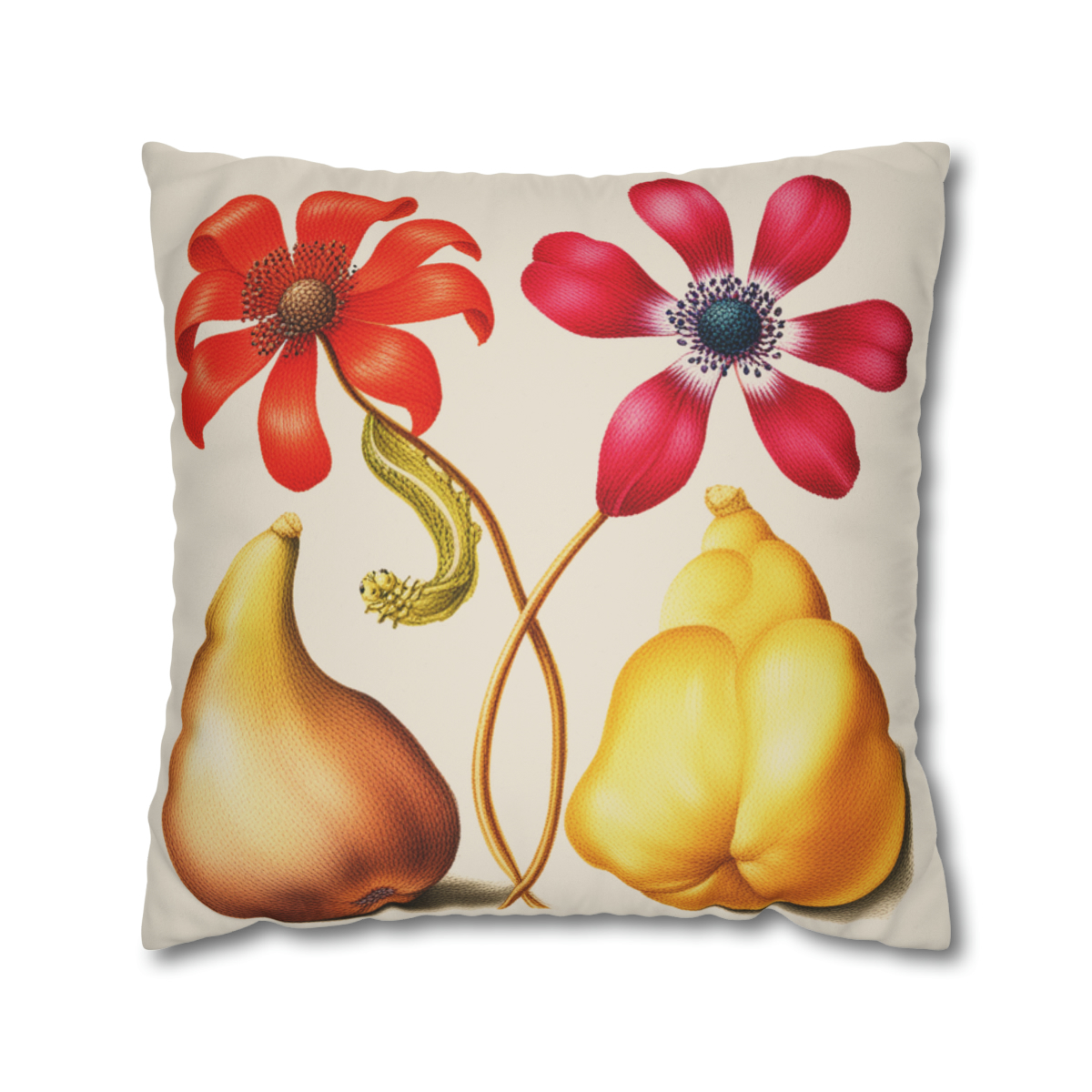 Georg Bocksay Poppy Anemones & Fig. Pillow Case A4-10 - Image 2