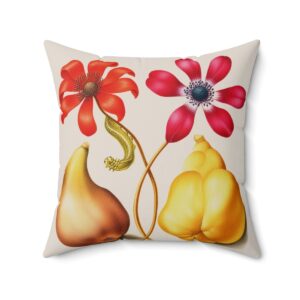 Georg Bocksay Poppy Anemones & Fig. Square Pillow A4-10