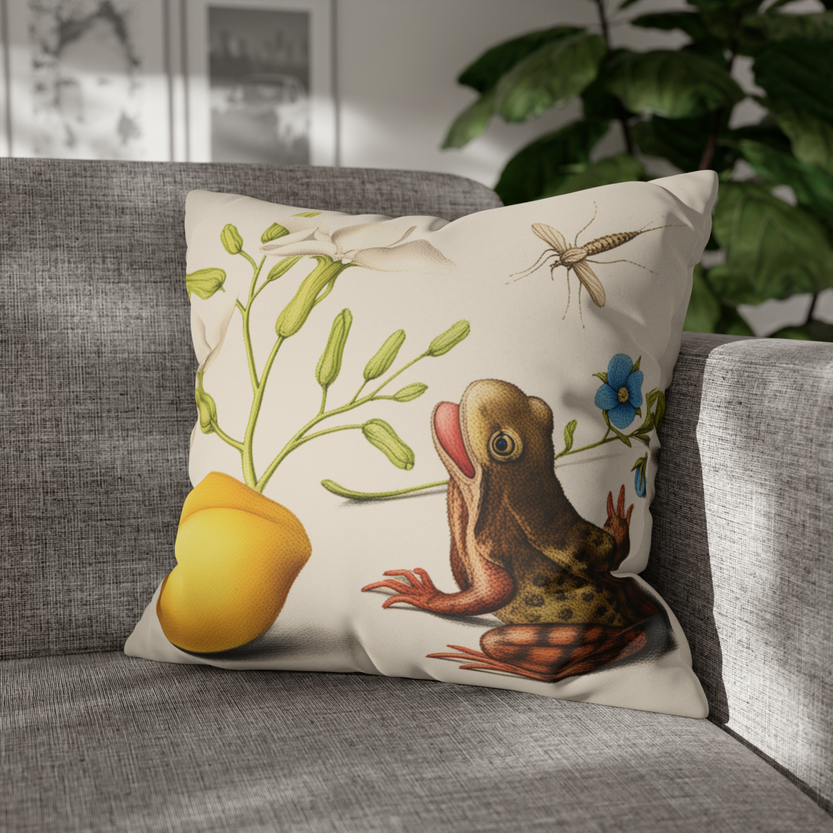 Georg Bocskay Almond & Frog. Pillow Case A4-15 - Image 4