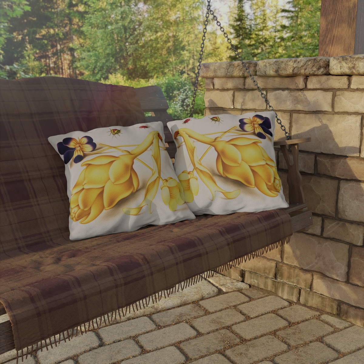 Georg Bocskay Artichoke. Outdoor Pillow A4-25 - Image 4