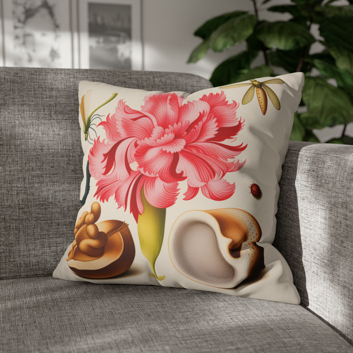 Georg Bocskay Carnation. Pillow Case A4-7 - Image 4