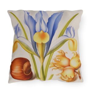Georg Bocskay English Iris. Outdoor Pillow A4-6