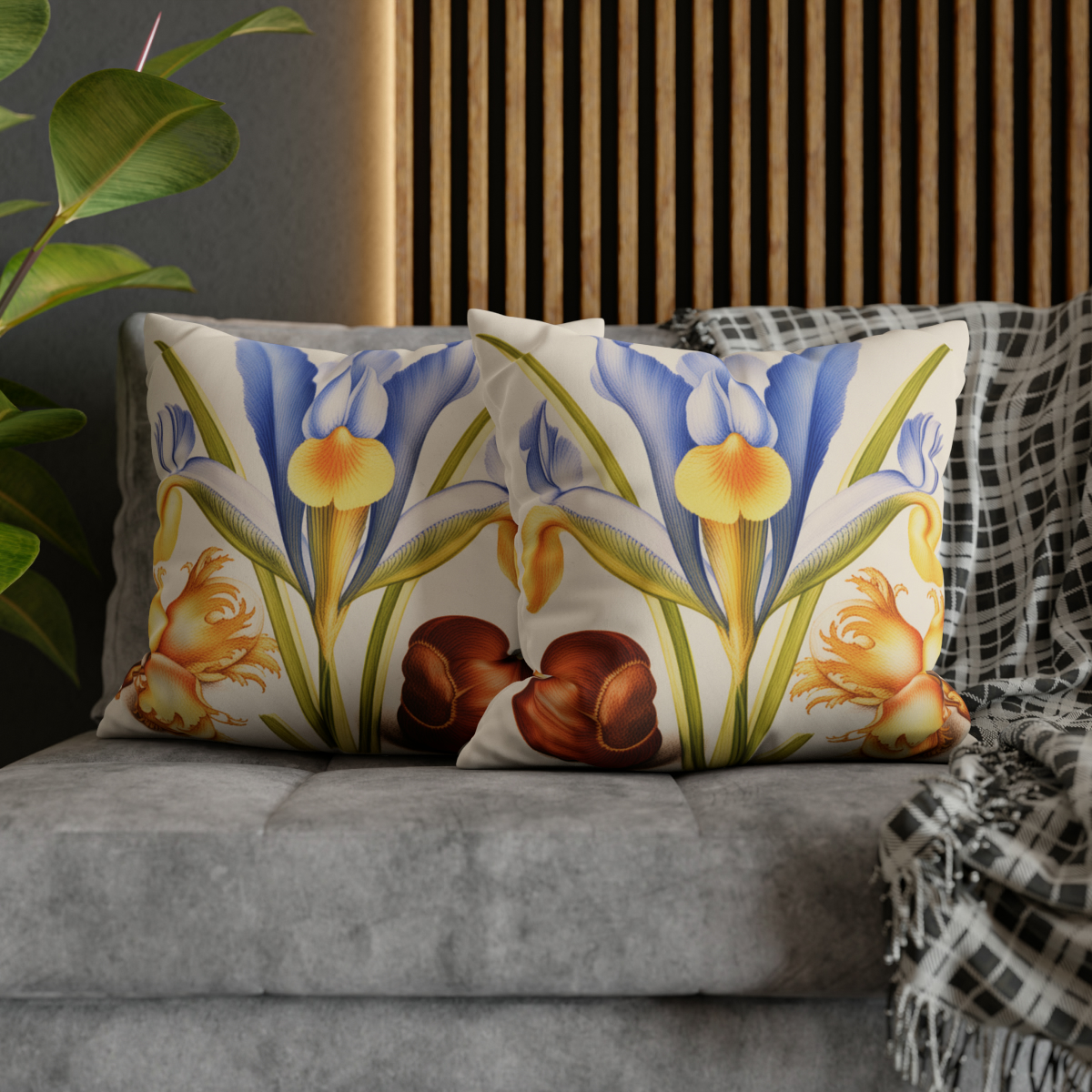 Georg Bocskay English Iris. Pillow Case A4-6 - Image 5