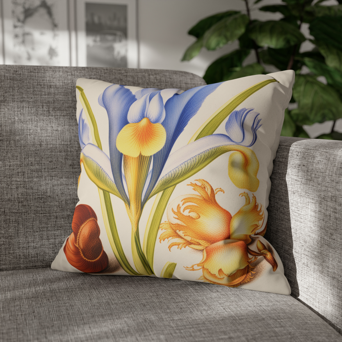 Georg Bocskay English Iris. Pillow Case A4-6 - Image 4