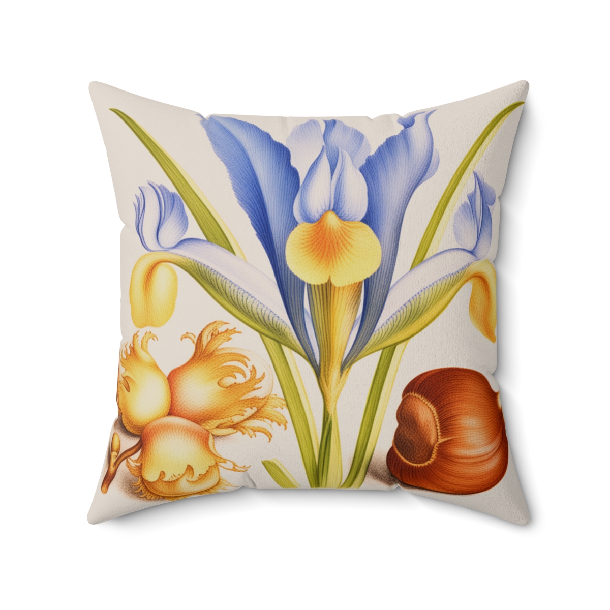 Georg Bocskay English Iris. Square Pillow A4-6 2 Georg Bocskay English Iris. Square Pillow A4-6 - Image 2