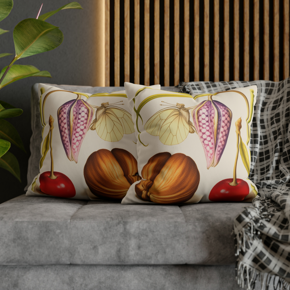 Georg Bocskay English Walnut & Sweet Cherry. Pillow Case A4-11 - Image 5