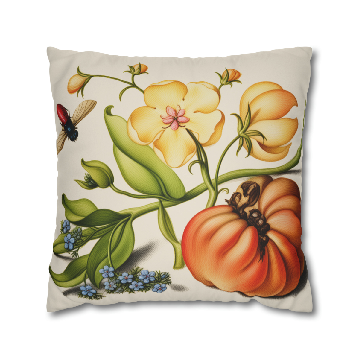 Georg Bocskay Forget-Me-Not & Tomato. Pillow Case A4-13 - Image 2
