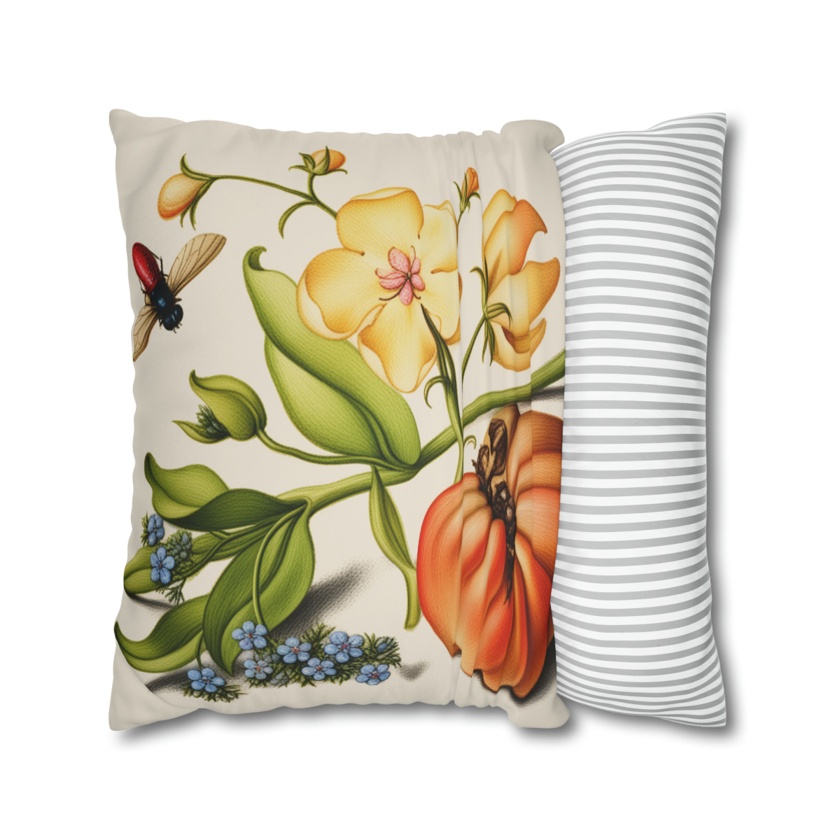 Georg Bocskay Forget-Me-Not & Tomato. Pillow Case A4-13