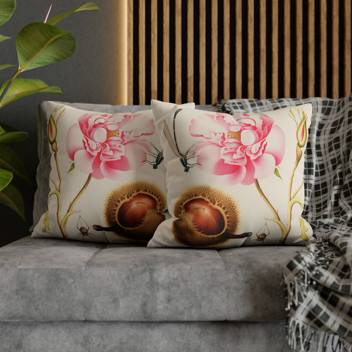 Georg Bocskay French Rose. Pillow Case A4-3 - Image 5