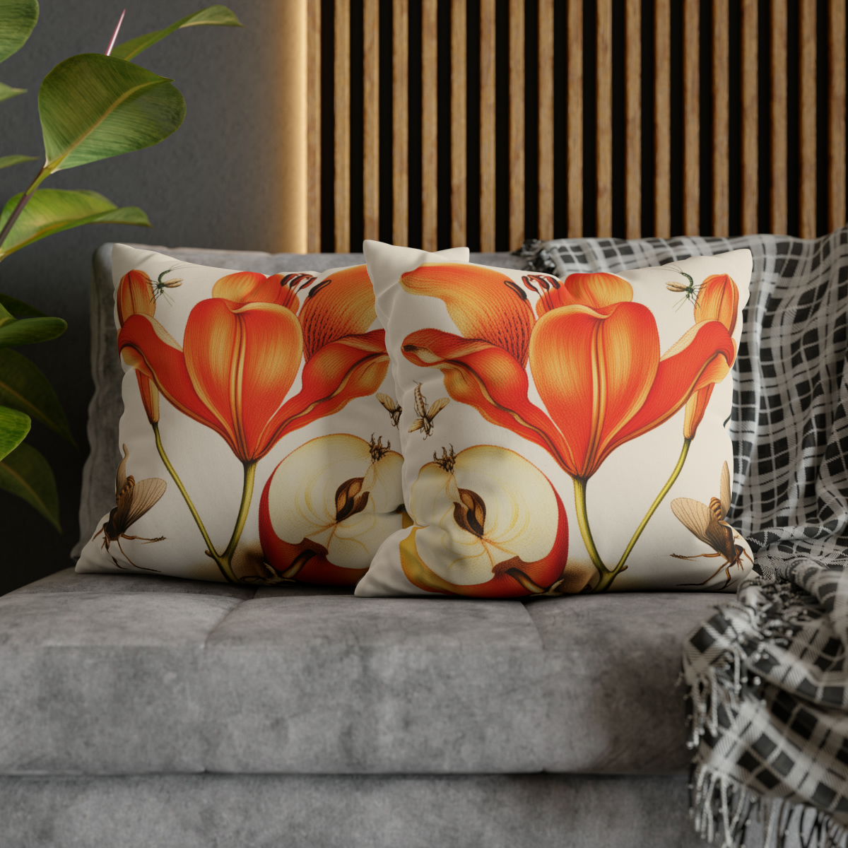 Georg Bocskay Orange Lily. Pillow Case A4-29 - Image 5