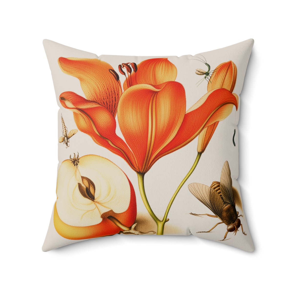 Georg Bocskay Orange Lily. Square Pillow A4-29 1 Georg Bocskay Orange Lily. Square Pillow A4-29