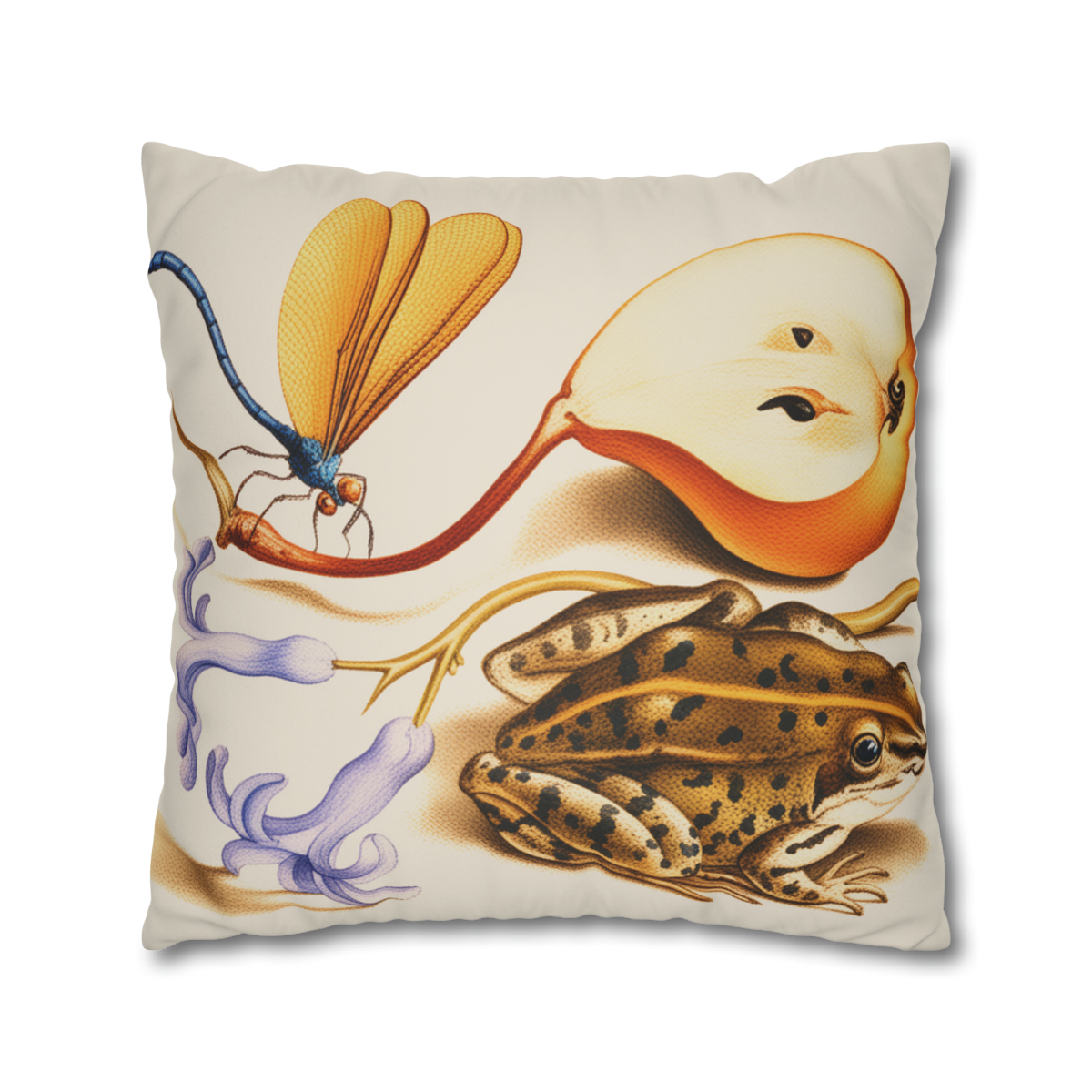 Georg Bocskay Common Pear & Moor Frog. Pillow Case A4-28 - Image 2