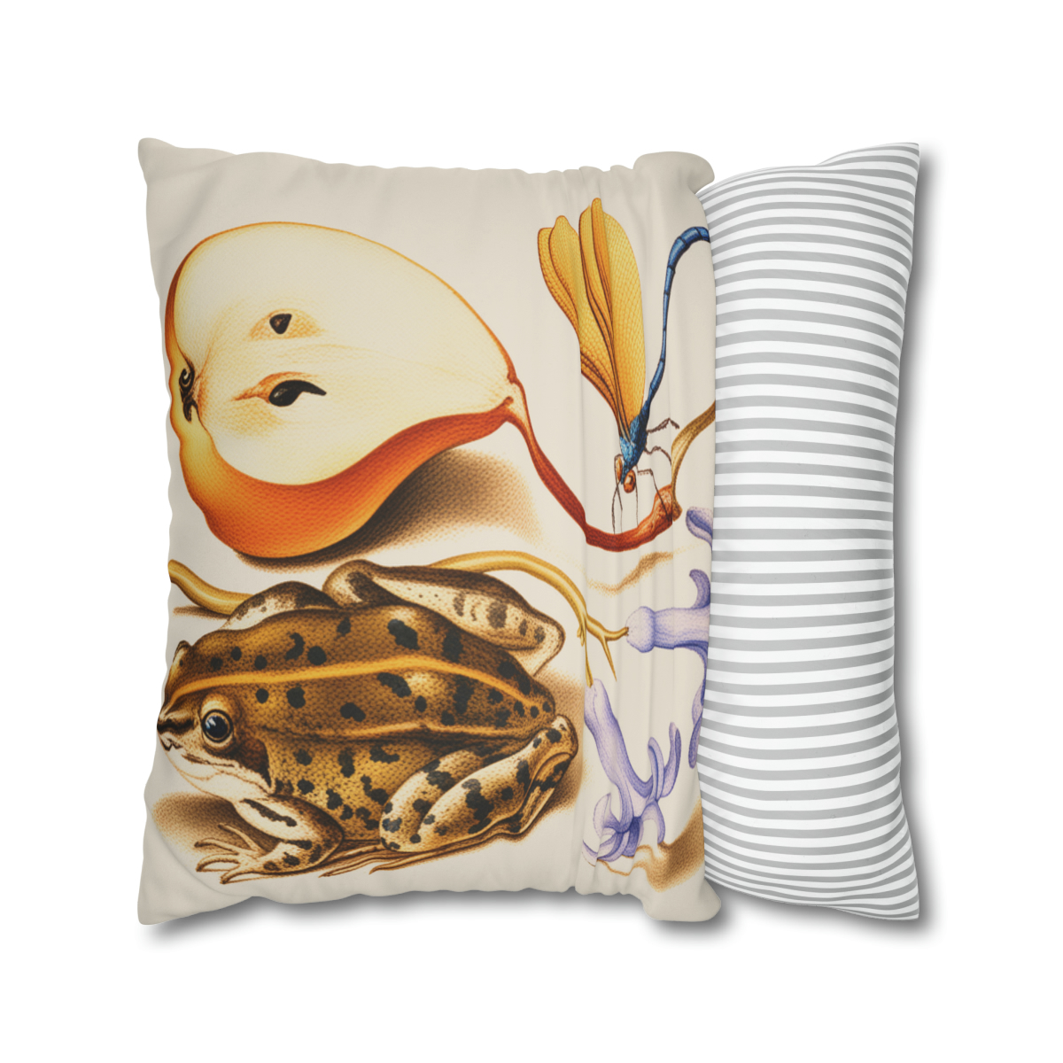 Georg Bocskay Common Pear & Moor Frog. Pillow Case A4-28