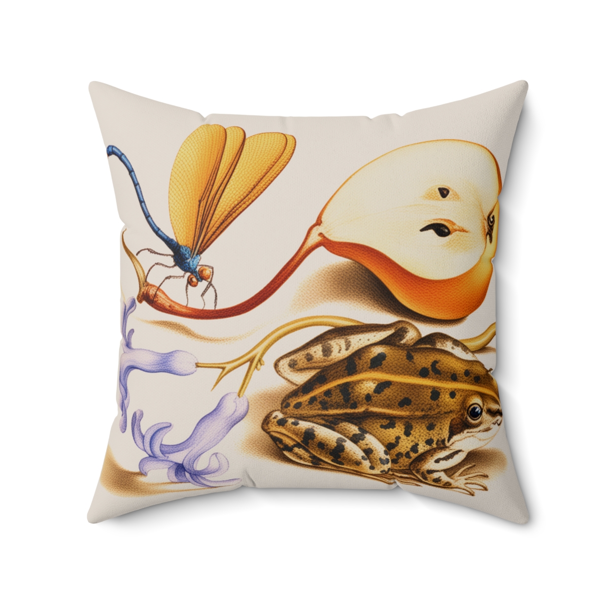 Georg Bocskay Common Pear & Moor Frog. Square Pillow A4-28 2 Georg Bocskay Common Pear & Moor Frog. Square Pillow A4-28 - Image 2