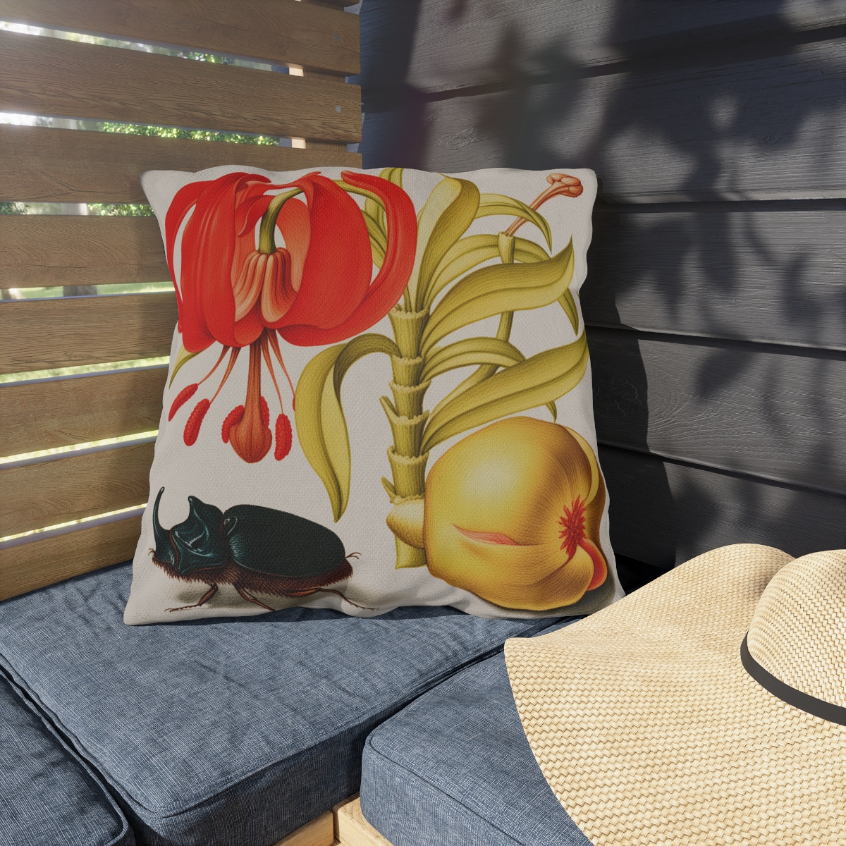 Georg Bocskay Pomegranate. Outdoor Pillow A4-16 - Image 3