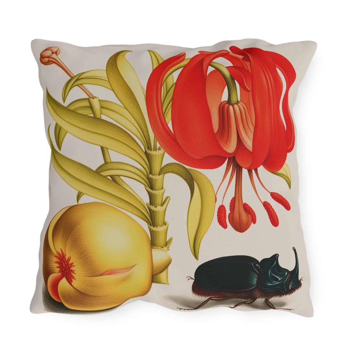 Georg Bocskay Pomegranate. Outdoor Pillow A4-16 - Image 2