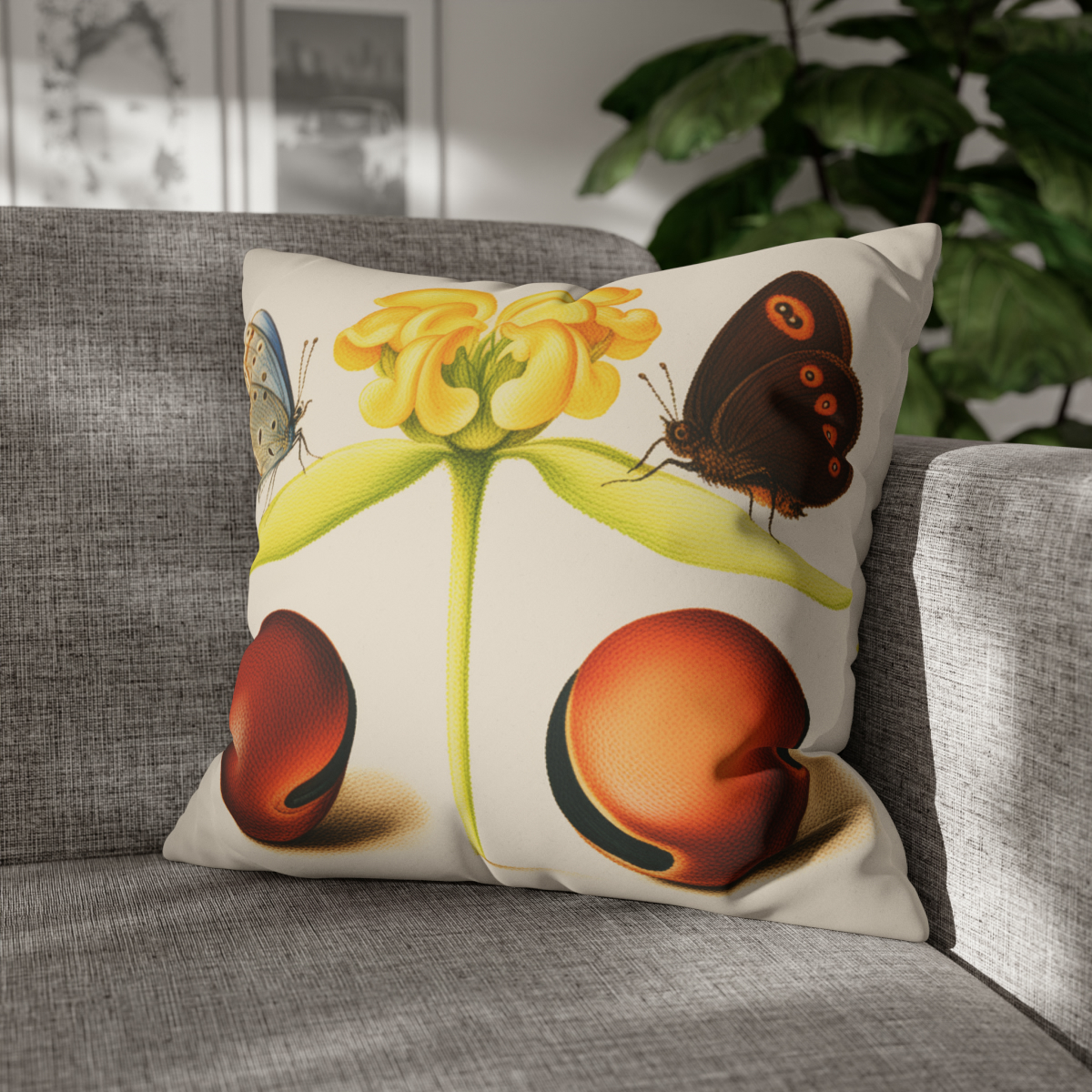 Georg Bocskay Jerusalem Sage & Beans. Pillow Case A4-18 - Image 4