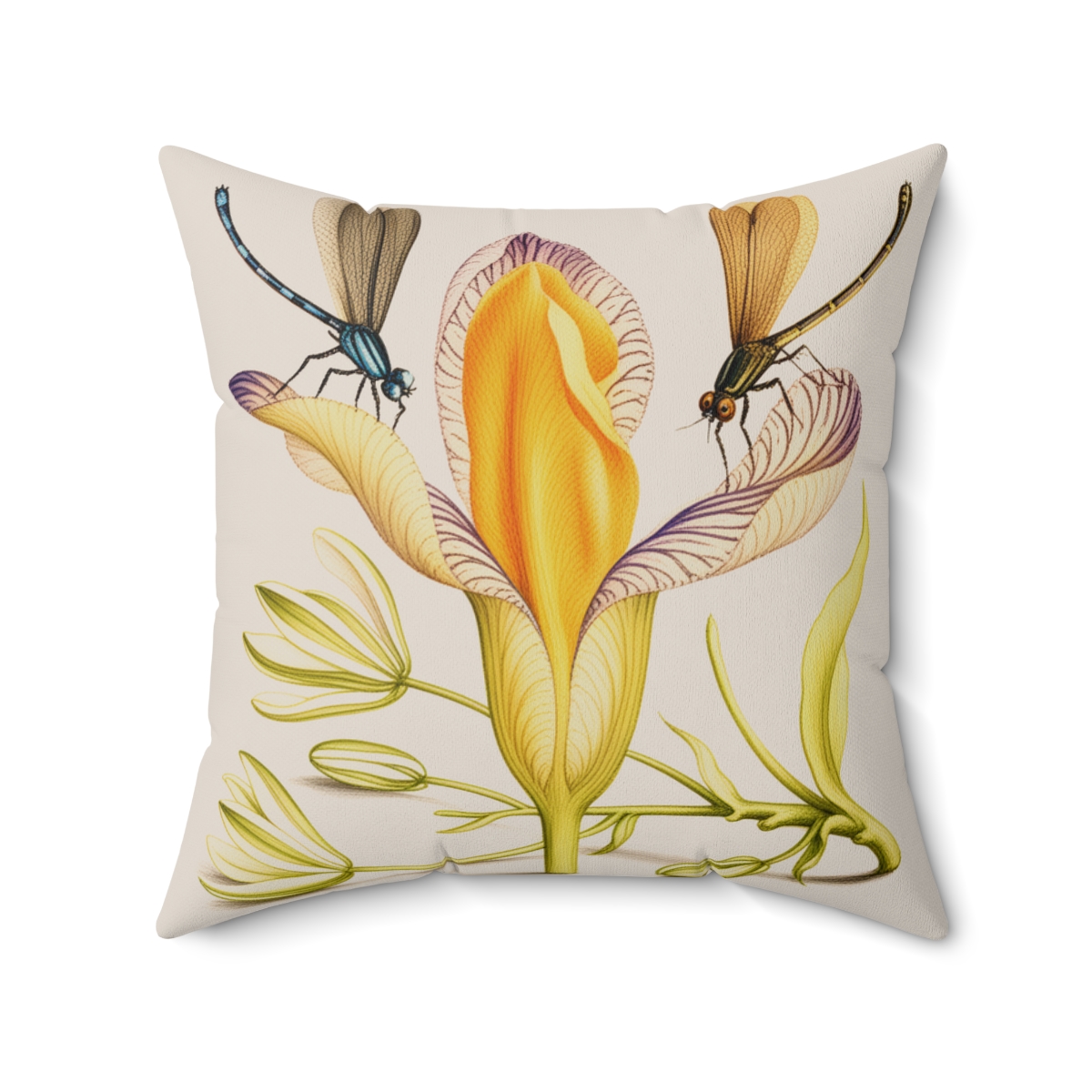 Georg Bocskay Spanish Iris. Square Pillow A4-26 2 Georg Bocskay Spanish Iris. Square Pillow A4-26 - Image 2