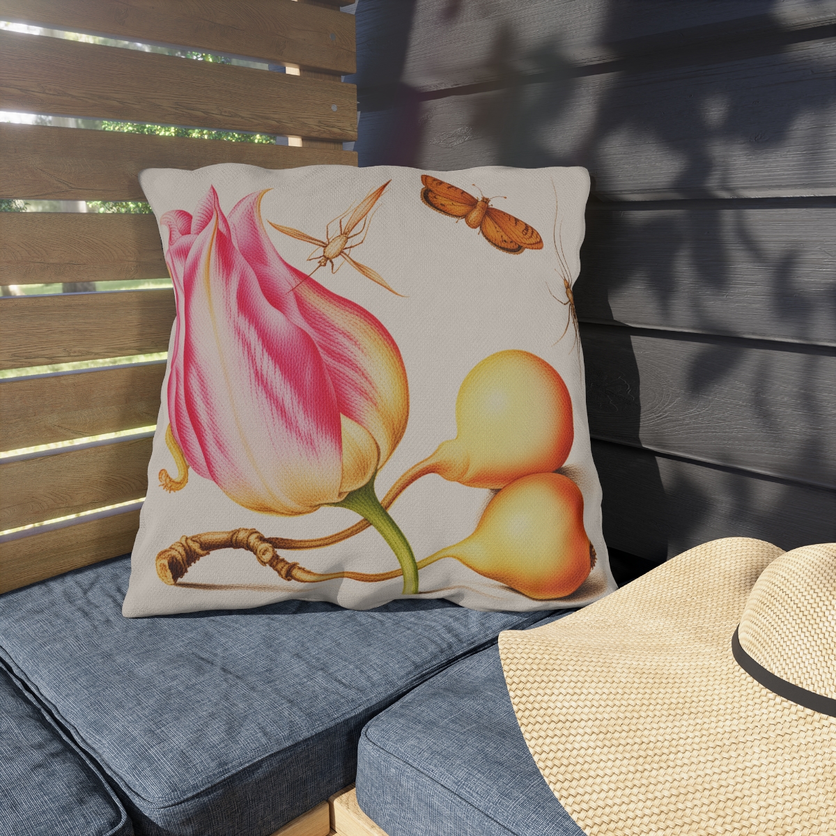 Georg Bocskay Tulip. Outdoor Pillow  A4-4 - Image 3